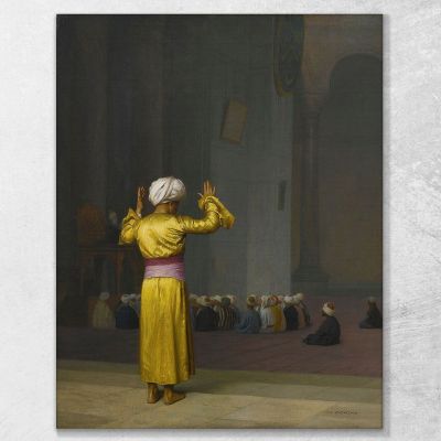 Prière Dans La Mosquée Jean-Léon Gérôme, jlg107 tableau impression sur toile