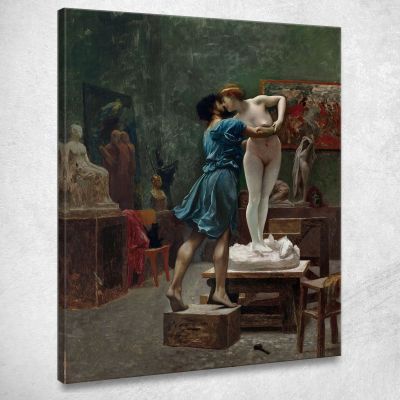 Schizzo Ad Olio Di Pigmalione E Galatea Jean-Léon Gérôme jlg111 quadro stampa su tela