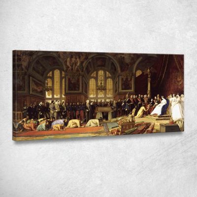 Ricevimento Degli Ambasciatori Siamesi Da Parte Dell'Imperatore Napoleone Ii Jean-Léon Gérôme jlg114 quadro stampa su tela