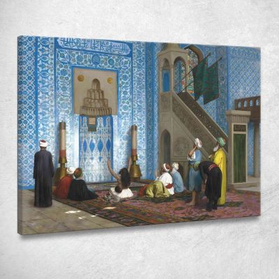 Moschea Rüstem Pascià Istanbul Jean-Léon Gérôme jlg117 quadro stampa su tela