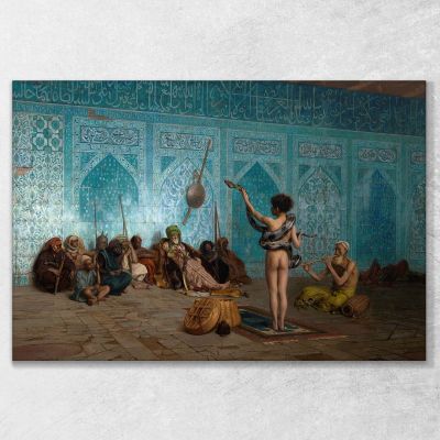 Incantatore Di Serpenti Jean-Léon Gérôme jlg120 quadro stampa su tela