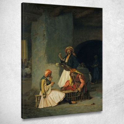 I Giocatori Del Draft Jean-Léon Gérôme jlg133 quadro stampa su tela