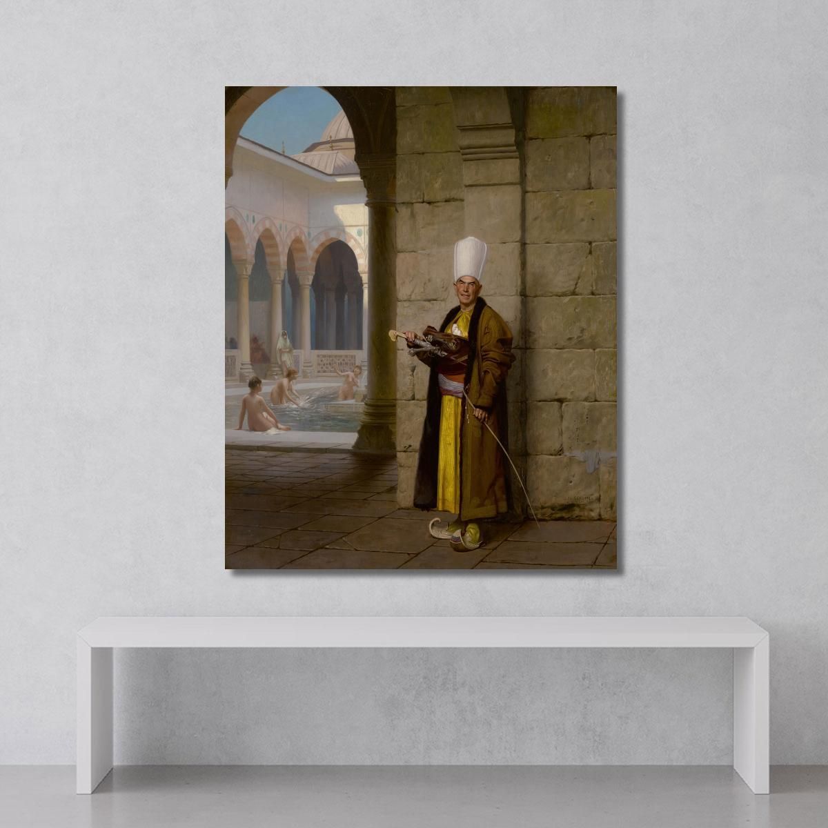 Il Grande Eunuco Bianco Jean-Léon Gérôme jlg137 quadro stampa su tela