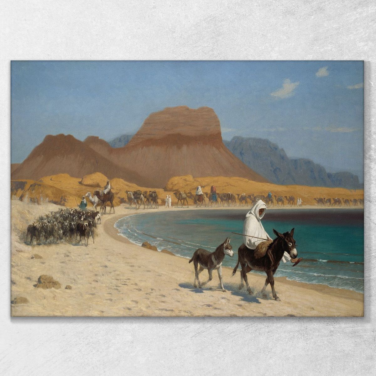 Il Golfo Di Aqaba Jean-Léon Gérôme jlg138 quadro stampa su tela