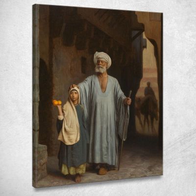 La Mano Amica Jean-Léon Gérôme jlg140 quadro stampa su tela