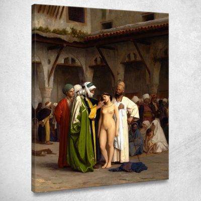 Il Mercato Degli Schiavi Jean-Léon Gérôme jlg148 quadro stampa su tela