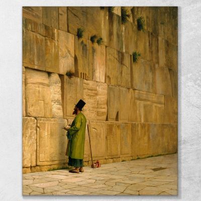 Il Muro Del Pianto Jean-Léon Gérôme, jlg151 quadro stampa su tela