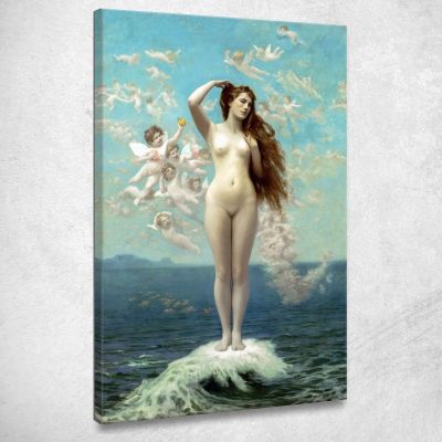 Venere Nascente Jean-Léon Gérôme jlg160 quadro stampa su tela