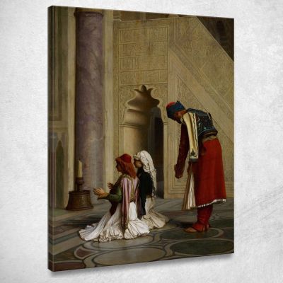 Giovani Greci Nella Moschea Jean-Léon Gérôme jlg166 quadro stampa su tela