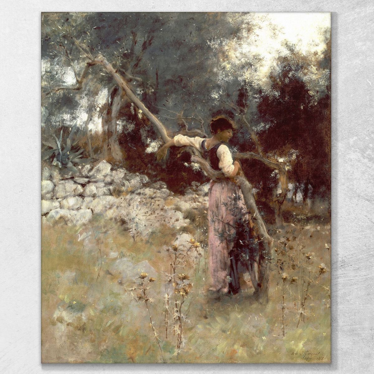 Una Capriotina John Singer Sargent jss2 quadro stampa su tela