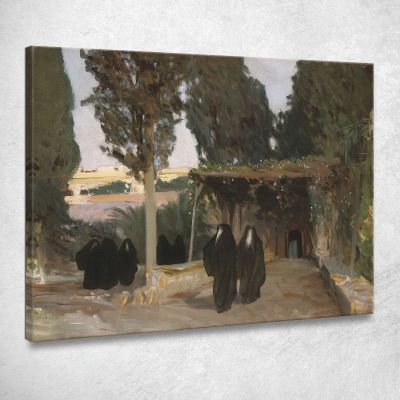 Un Sentiero Ombreggiato In Oriente John Singer Sargent jss3 quadro stampa su tela