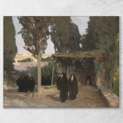 Un Sentier Ombragé En Orient John Singer Sargent, jss3 tableau impression sur toile