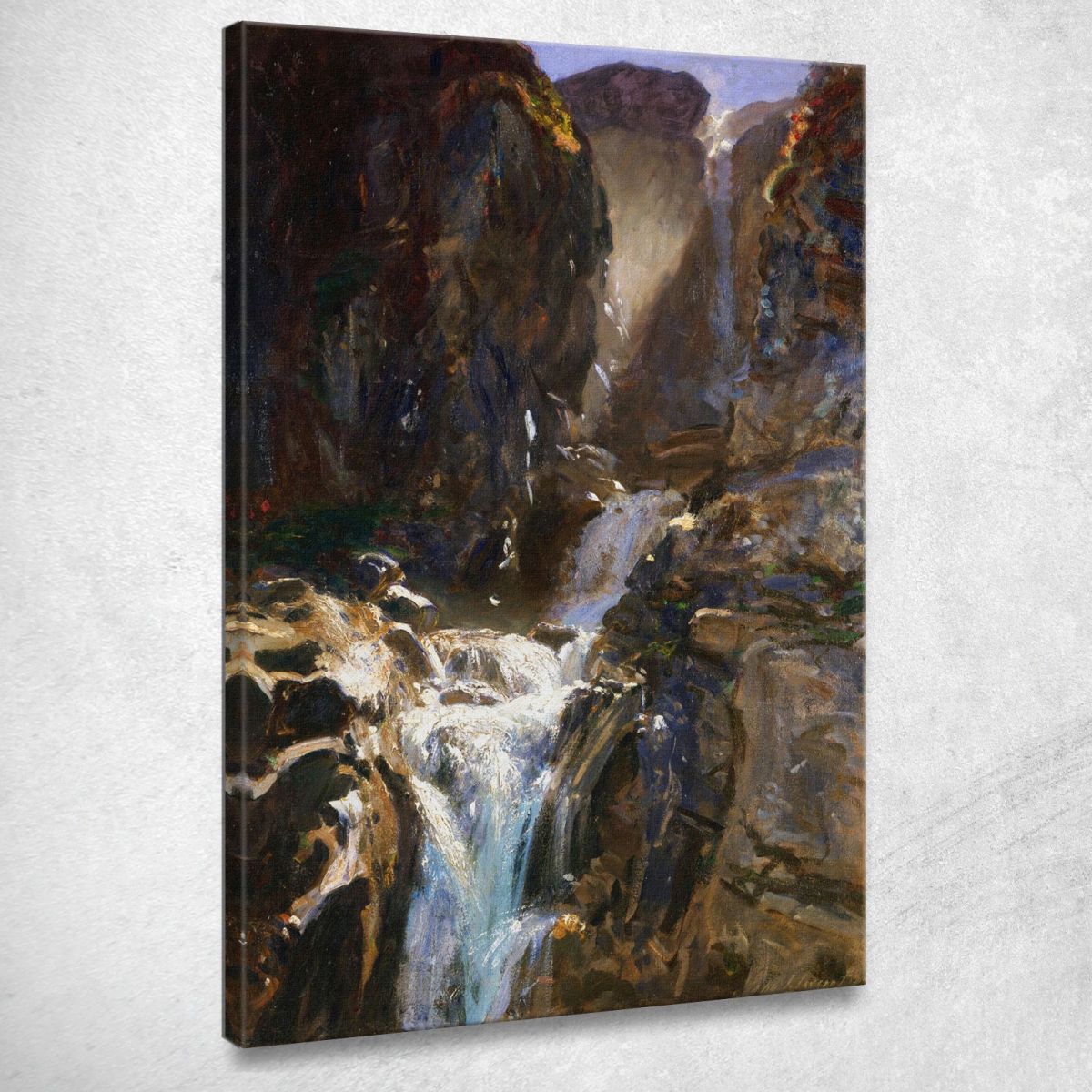 Una Cascata John Singer Sargent jss7 quadro stampa su tela Una Cascata John Singer Sargent jss7 quadro stampa su tela