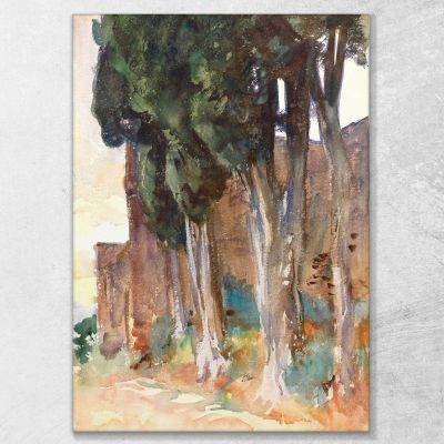 Alhambra Granada John Singer Sargent, jss10 canvas print
