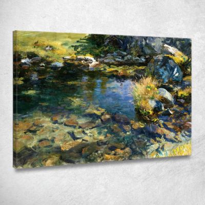 Piscina Alpina John Singer Sargent jss11 quadro stampa su tela