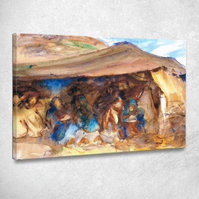 Tenda Beduina John Singer Sargent jss21 quadro stampa su tela