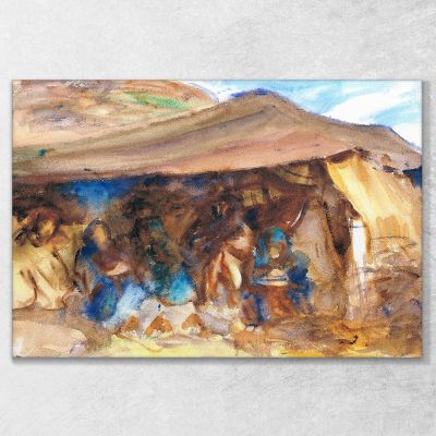 Beduinenzelt John Singer Sargent, jss21 drucken auf leinwand