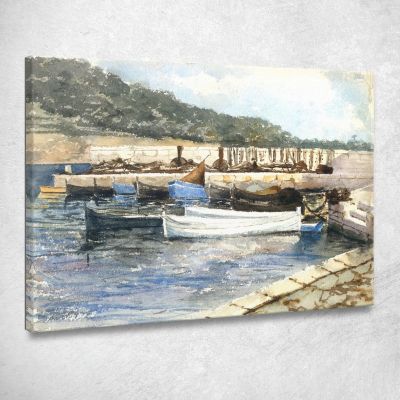 Barche John Singer Sargent jss25 quadro stampa su tela