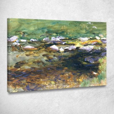 Ruscello E Prato John Singer Sargent jss31 quadro stampa su tela