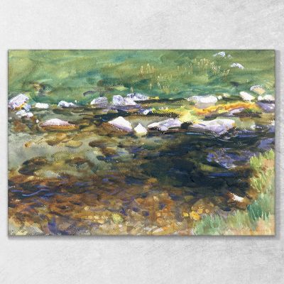 Ruscello E Prato John Singer Sargent, jss31 quadro stampa su tela