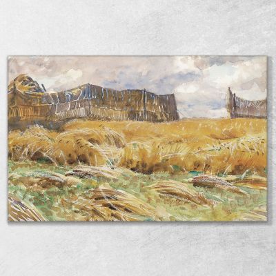 Campo Mimetizzato In Francia John Singer Sargent jss33 quadro stampa su tela