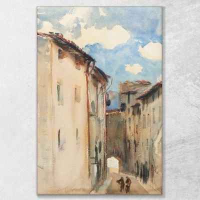 Camprodon Spain John Singer Sargent, jss38 canvas print