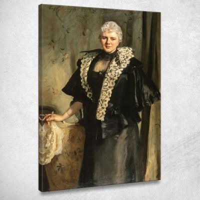 Constance Wynne-Roberts La Signora Ernest Hills Di Redleaf John Singer Sargent jss49 quadro stampa su tela