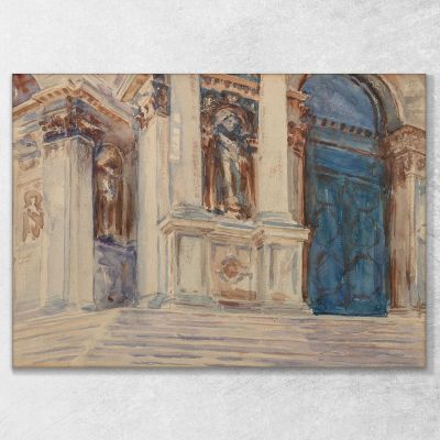 Santa María Della Saludo Venecia John Singer Sargent, jss263 cuadro en lienzo