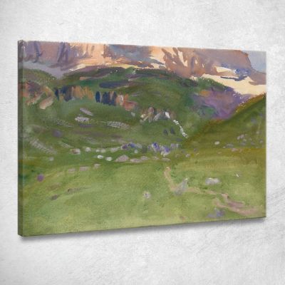 Sigillo Alpe Dolomiti John Singer Sargent jss270 quadro stampa su tela