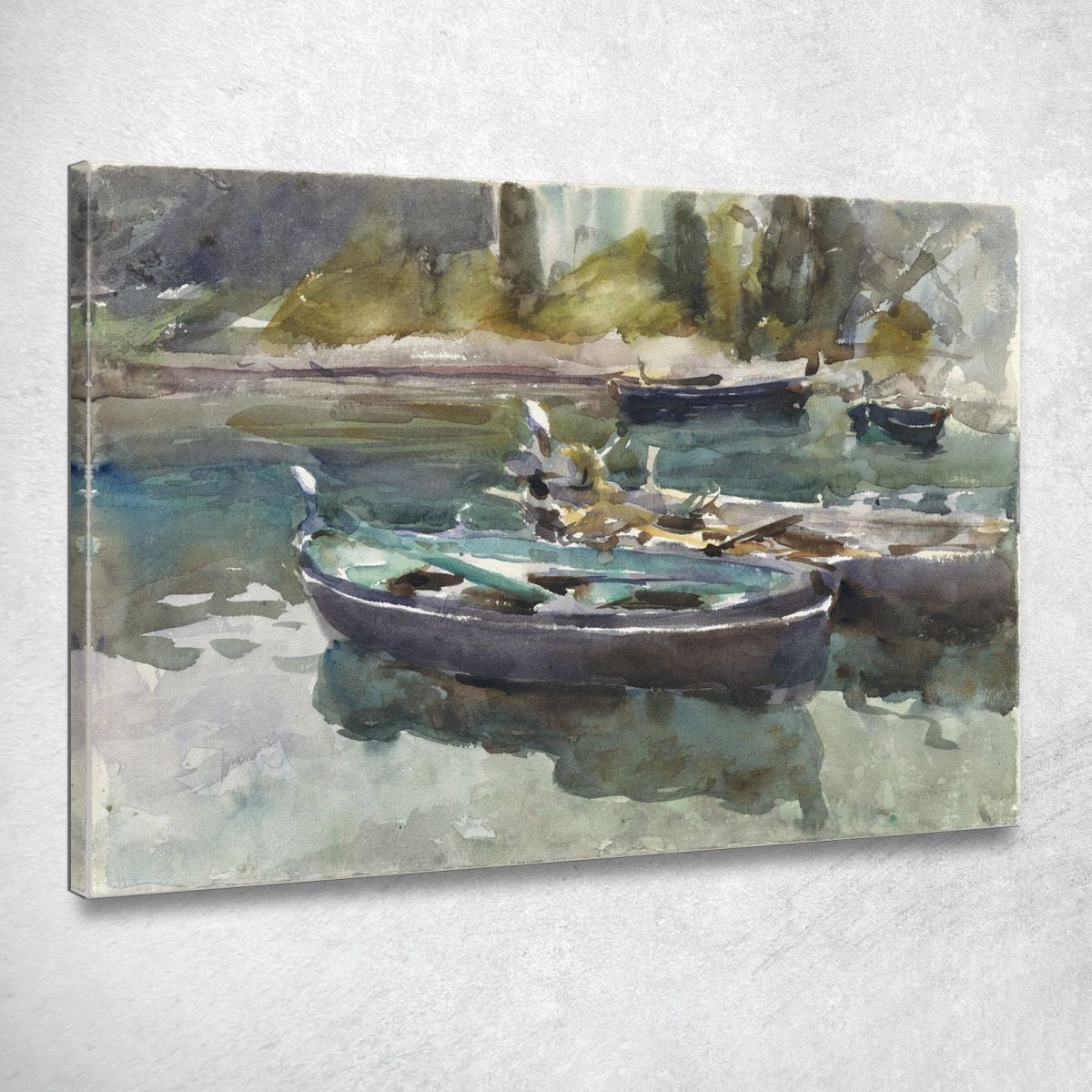 Piccole Imbarcazioni John Singer Sargent jss279 quadro stampa su tela Piccole Imbarcazioni John Singer Sargent jss279 quadro stampa su tela