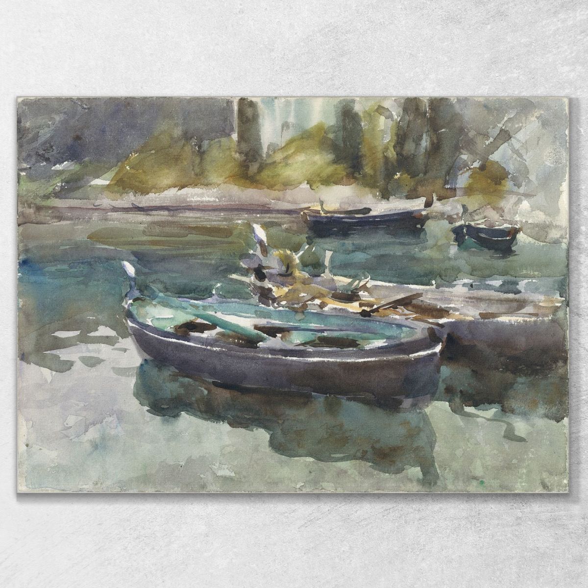 Piccole Imbarcazioni John Singer Sargent jss279 quadro stampa su tela