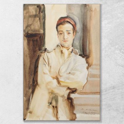 Convalescente Spagnolo John Singer Sargent jss282 quadro stampa su tela Convalescente Spagnolo John Singer Sargent jss282 quadro stampa su tela