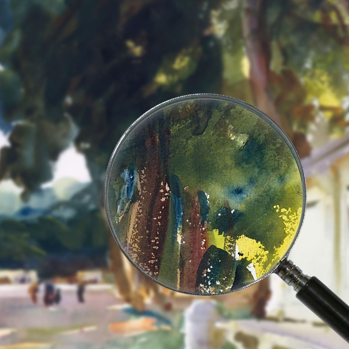 Mezzogiorno Spagnolo Aranjuez John Singer Sargent jss285 quadro stampa su tela