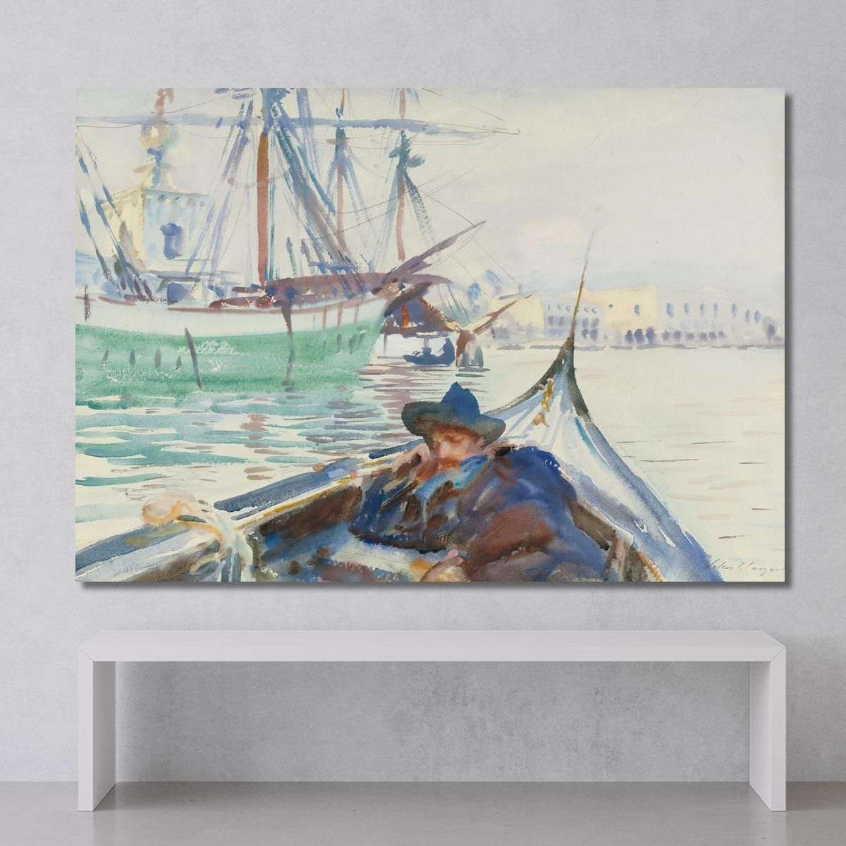 Summer On The Giudecca John Singer Sargent jss294 quadro stampa su tela