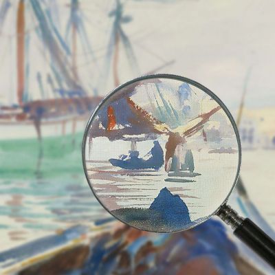 Summer On The Giudecca John Singer Sargent jss294 quadro stampa su tela