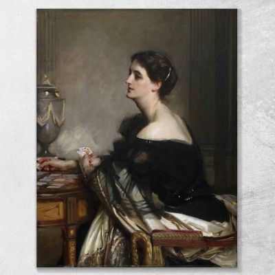 Sybil Frances Grey, Später Lady Eden John Singer Sargent, jss298 drucken auf leinwand