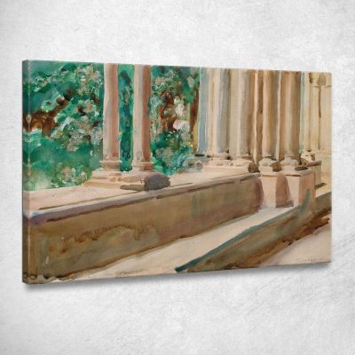Terrazza E Giardino Di Tarragona John Singer Sargent jss300 quadro stampa su tela