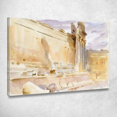 Tempio Di Bacco Baalbek John Singer Sargent jss301 quadro stampa su tela