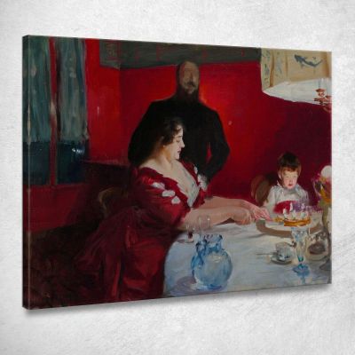 La Festa Di Compleanno John Singer Sargent jss305 quadro stampa su tela