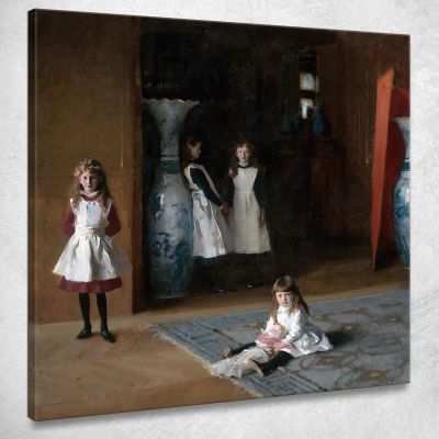 Le Figlie Di Edward Darley Boit John Singer Sargent jss309 quadro stampa su tela