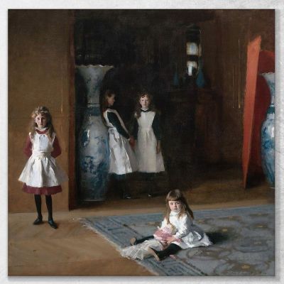 Les Filles D'Edward Darley Boit John Singer Sargent, jss309 tableau impression sur toile