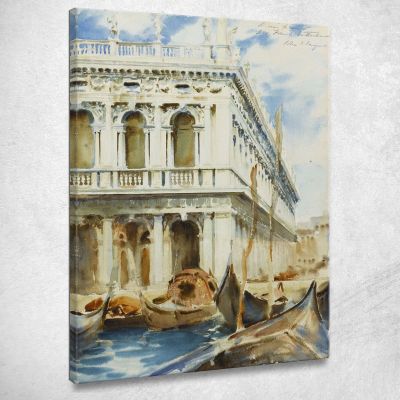 The Libreria John Singer Sargent jss314 quadro stampa su tela