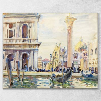 La Plaza John Singer Sargent, jss321 cuadro en lienzo