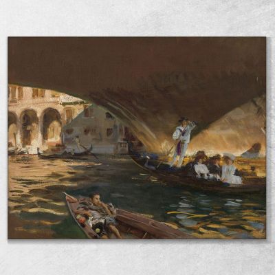 Das Rialto John Singer Sargent, jss324 drucken auf leinwand