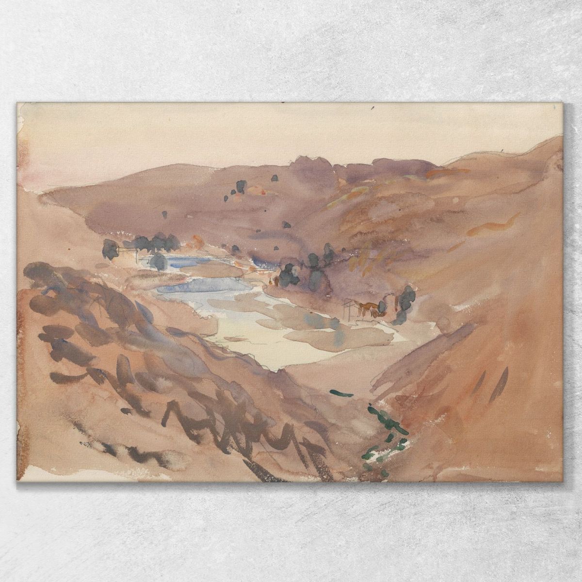 Toledo John Singer Sargent jss336 quadro stampa su tela