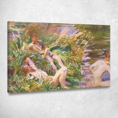 I Tommies Fanno Il Bagno John Singer Sargent jss338 quadro stampa su tela