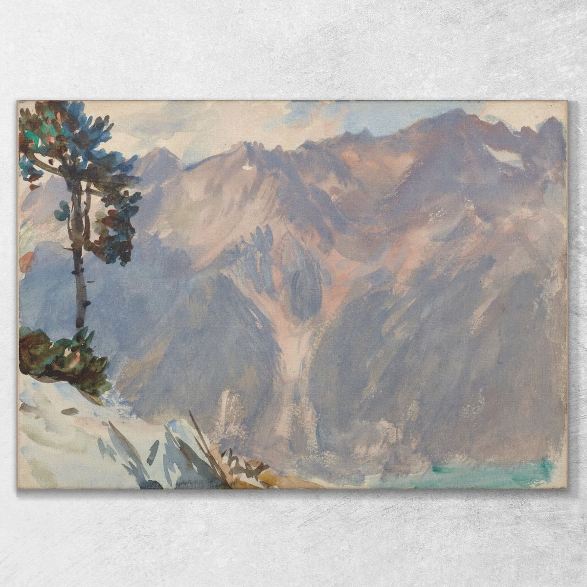 Tirolo John Singer Sargent jss346 quadro stampa su tela