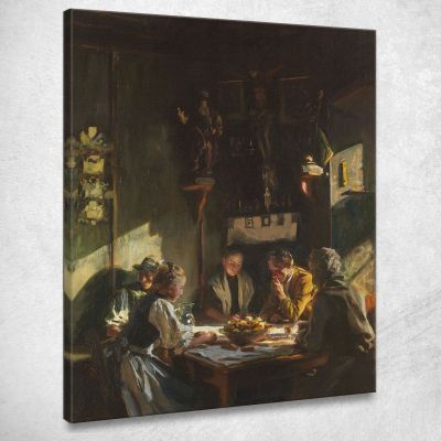 Interno Tirolese John Singer Sargent jss349 quadro stampa su tela