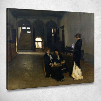 Stringer Di Perle Veneziane John Singer Sargent jss354 quadro stampa su tela
