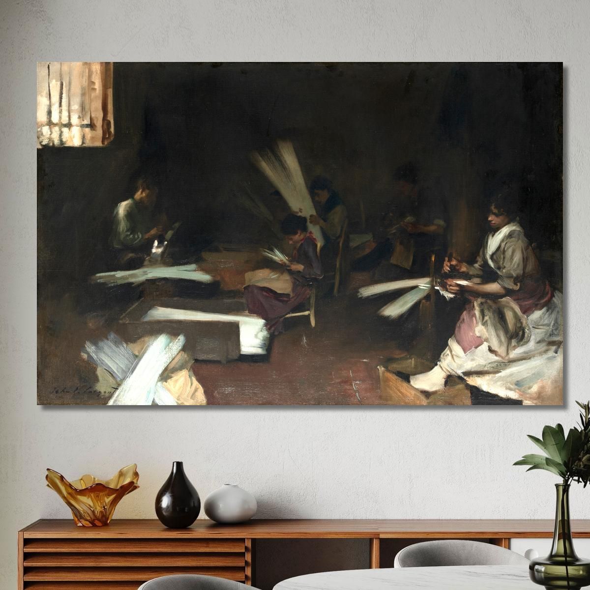 Vetrai Veneziani John Singer Sargent jss356 quadro stampa su tela